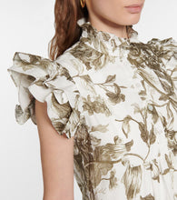 Erdem Pomona printed cotton minidress