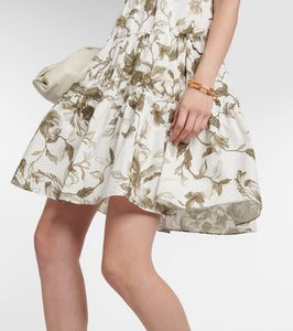 Erdem Pomona printed cotton minidress