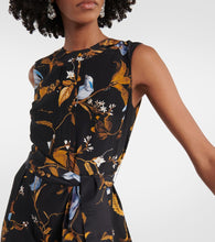Erdem Printed silk midi dress