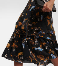 Erdem Printed silk midi dress