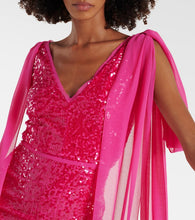 Erdem Sequined midi dress