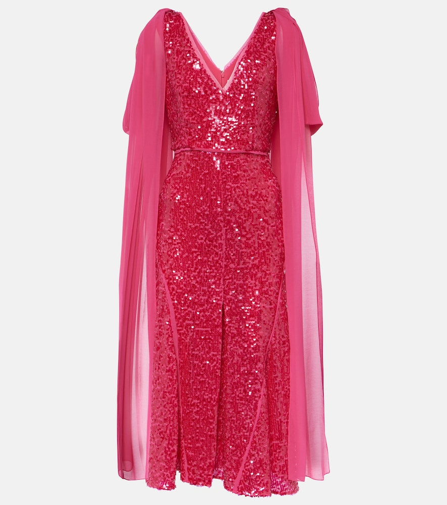Erdem Sequined midi dress. Erdem亮片中长连衣裙