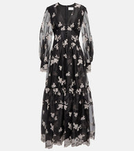 Erdem Tabetha floral embroidered silk dress