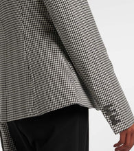 Erdem Tailored houndstooth wool blazer