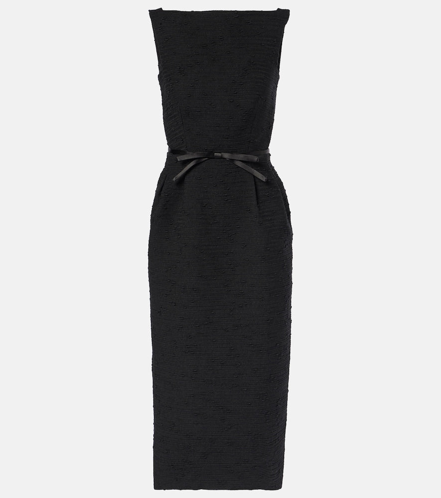 Erdem Tweed midi dress. Erdem 斜纹软呢中长连衣裙
