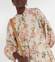 Erdem Winnona floral linen minidress
