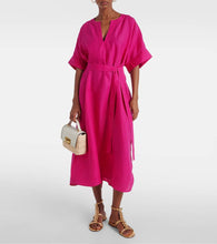 Eres Bibi linen midi dress