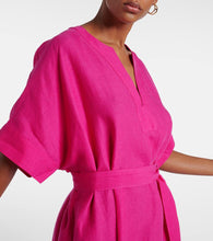 Eres Bibi linen midi dress
