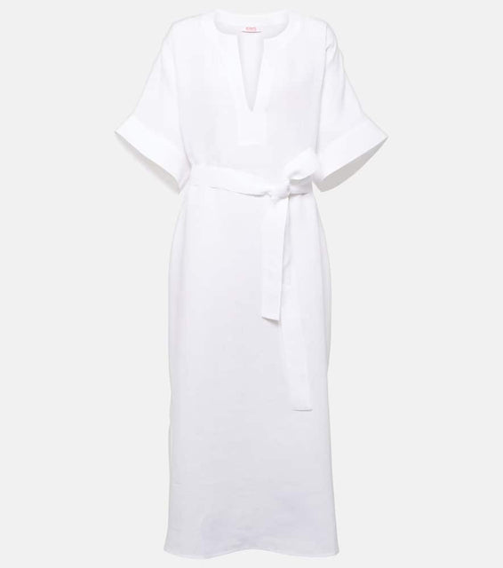 Eres Bibi linen midi dress