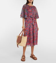 Eres Daisy floral cotton midi dress
