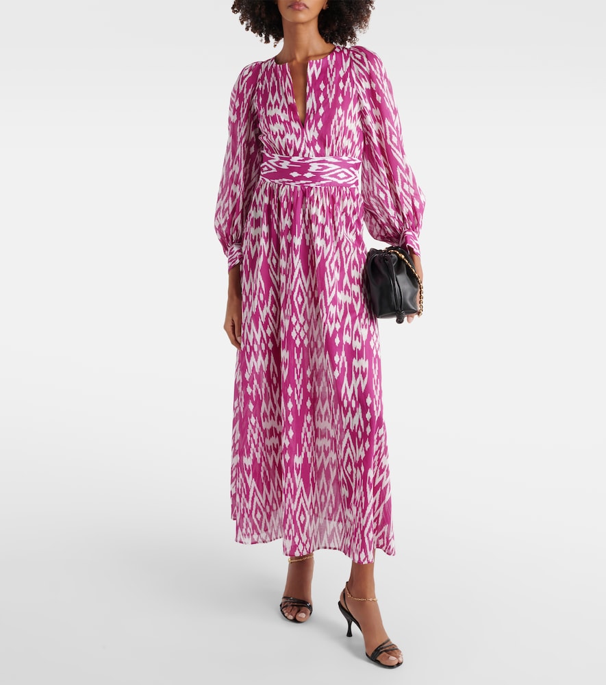 Eres Tornado balloon-sleeve maxi dress