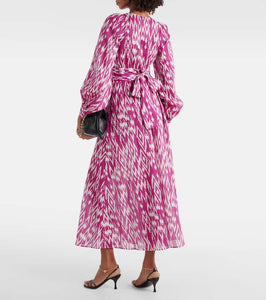 Eres Tornado balloon-sleeve maxi dress