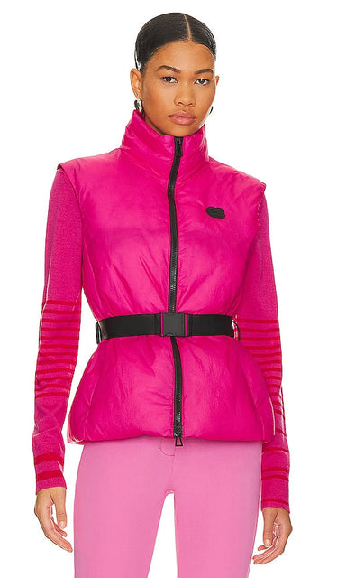 Erin Snow Nix Vest in Fuchsia - Gilet Erin Snow Nix en fuchsia - Erin Snow Nix 紫红色背心 - Erin Snow Nix Weste in Fuchsia - Erin Snow Nix 베스트 - Gilet Erin Snow Nix in fucsia