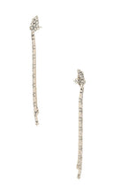 Essentiel Antwerp Eborn Long Earrings in Metallic Silver
