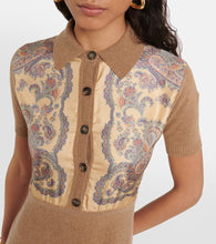 Etro Cashmere, wool, and silk midi dress