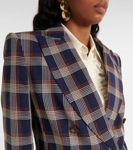 Etro Checked wool blazer