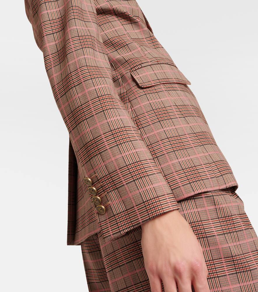 Etro Checked wool-blend blazer