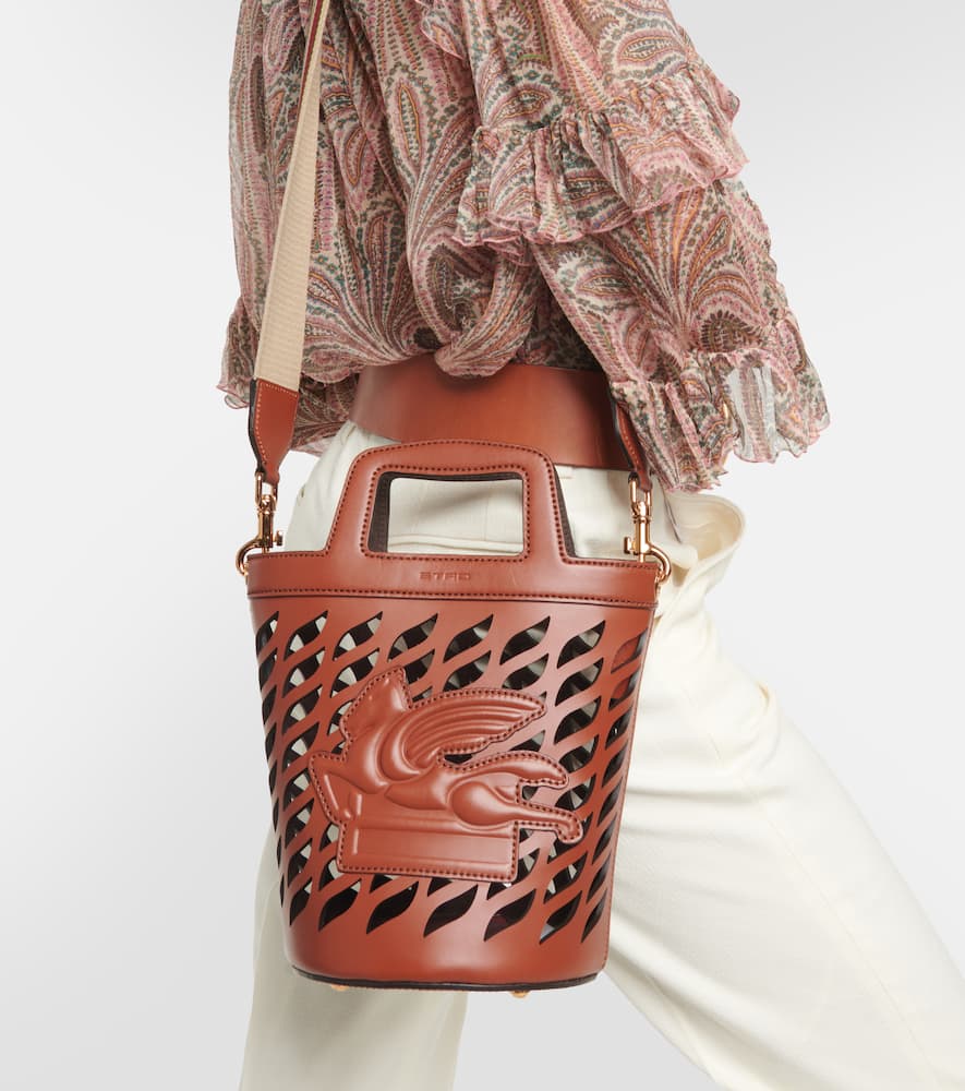 Etro Coffa leather bucket bag