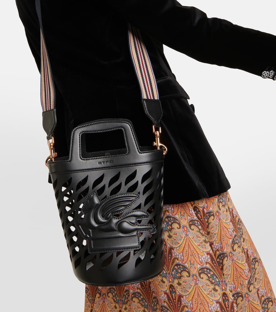 Etro Coffa leather bucket bag