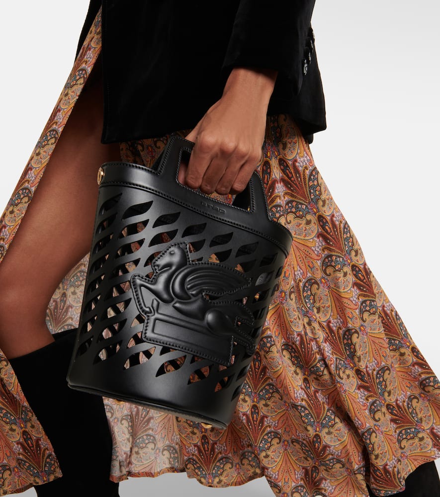 Etro Coffa leather bucket bag