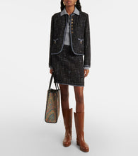 Etro Cotton and linen-blend tweed jacket