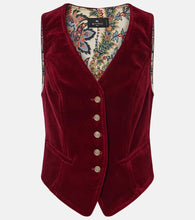 Etro Cotton velvet vest