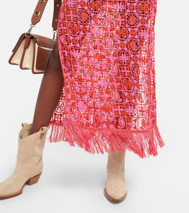 Etro Crochet maxi dress