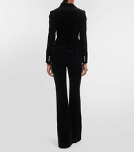 Etro Double-breasted velvet blazer