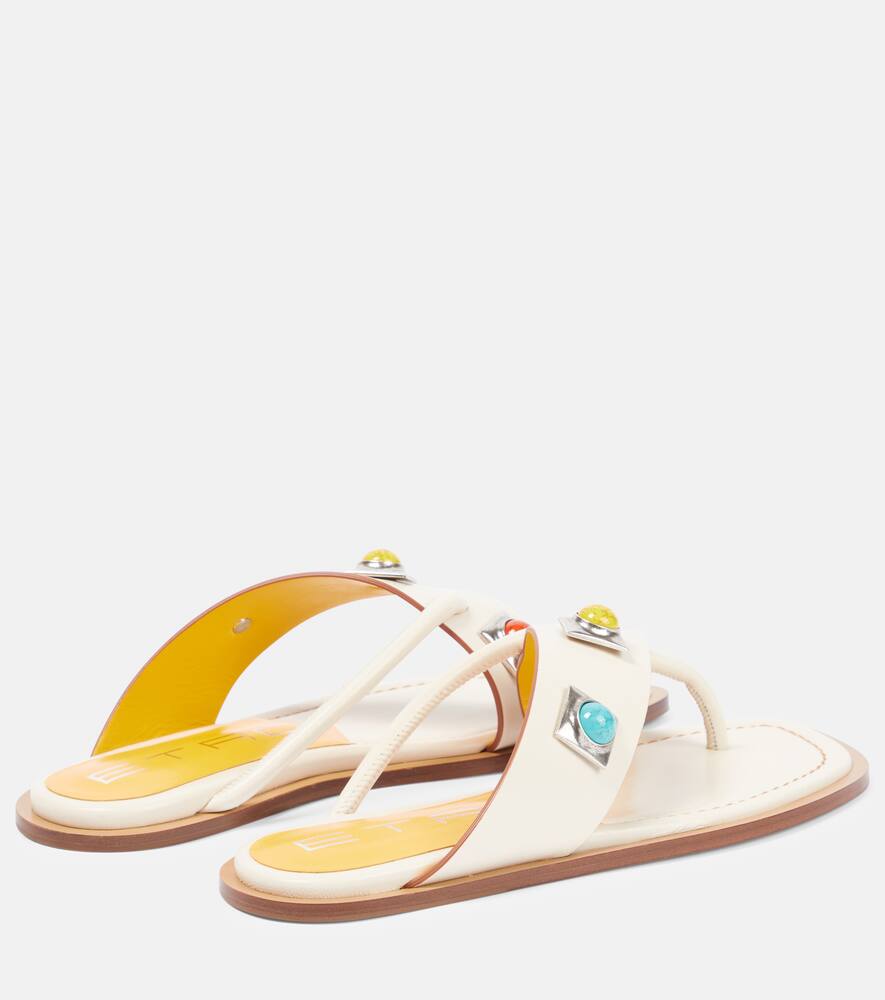 Etro Embellished leather sandals