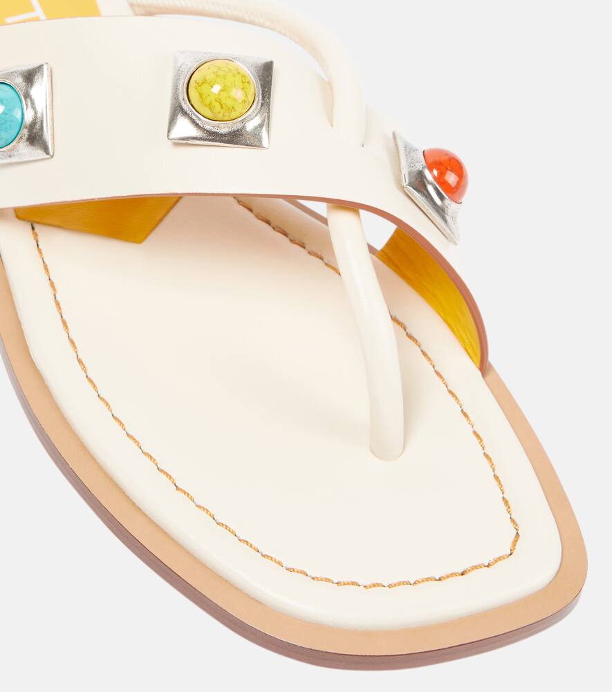 Etro Embellished leather sandals