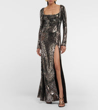 Etro Embellished printed gown