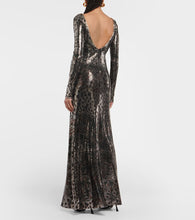 Etro Embellished printed gown