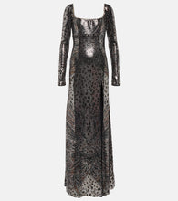 Etro Embellished printed gown