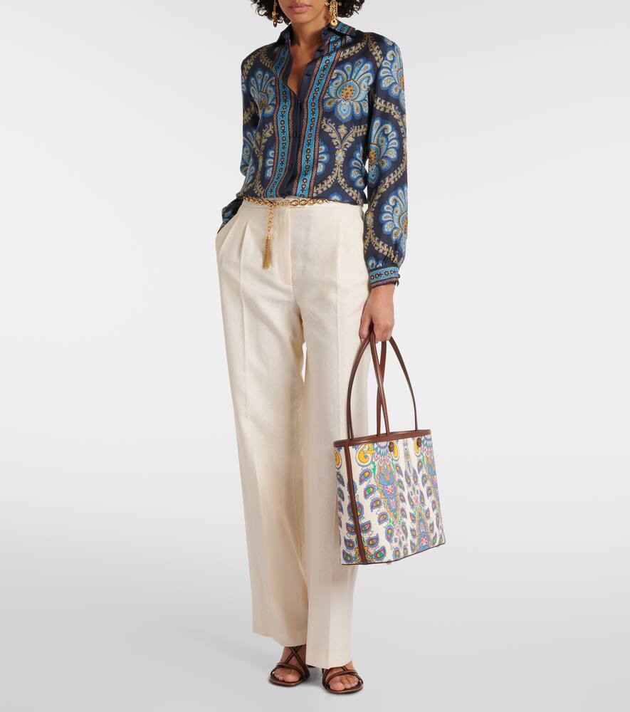 Etro Essential Large canvas tote bag