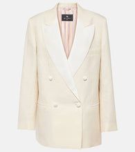 Etro Floral cotton and wool jacquard blazer