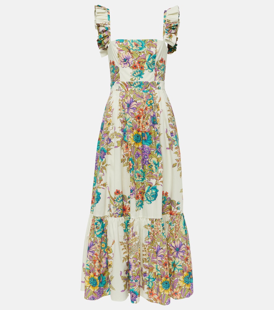 Etro Floral cotton poplin maxi dress. Etro Floral 棉质府绸长裙