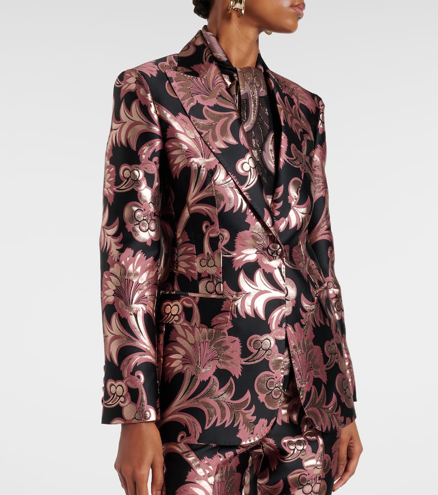 Etro Floral jacquard blazer