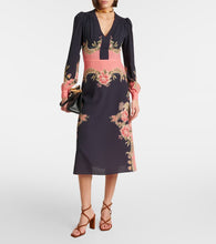 Etro Floral midi dress