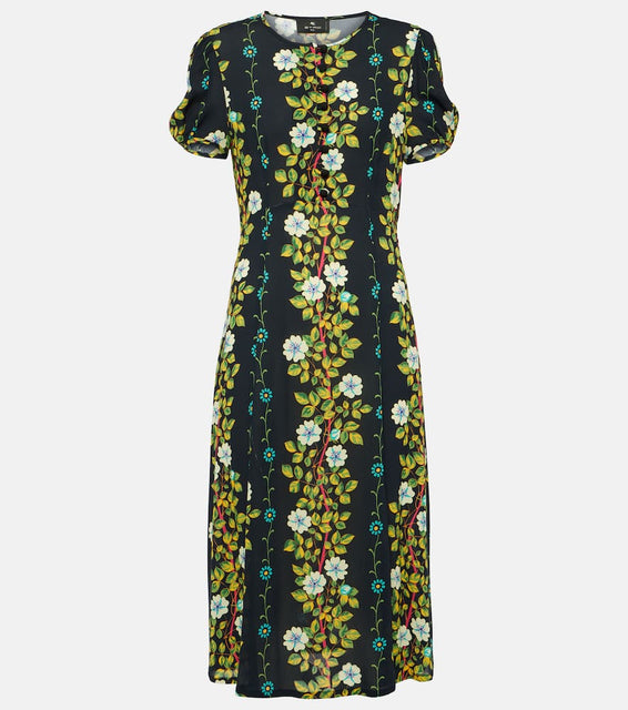 Etro Floral midi dress