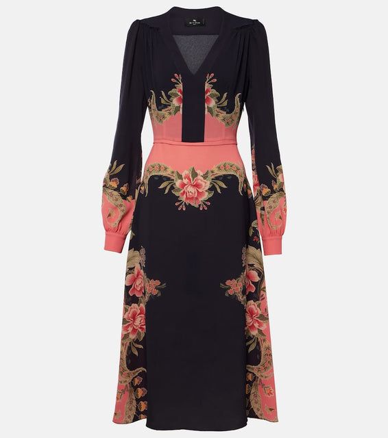 Etro Floral midi dress