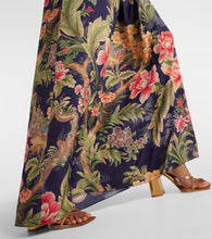 Etro Floral silk  de chine maxi dress