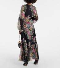 Etro Floral silk gown