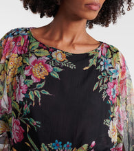 Etro Floral silk gown