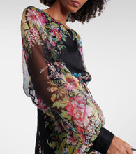 Etro Floral silk gown
