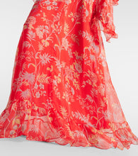 Etro Floral silk gown