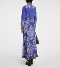 Etro Floral silk maxi skirt