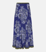 Etro Floral silk maxi skirt - Etro Floral 真丝长裙