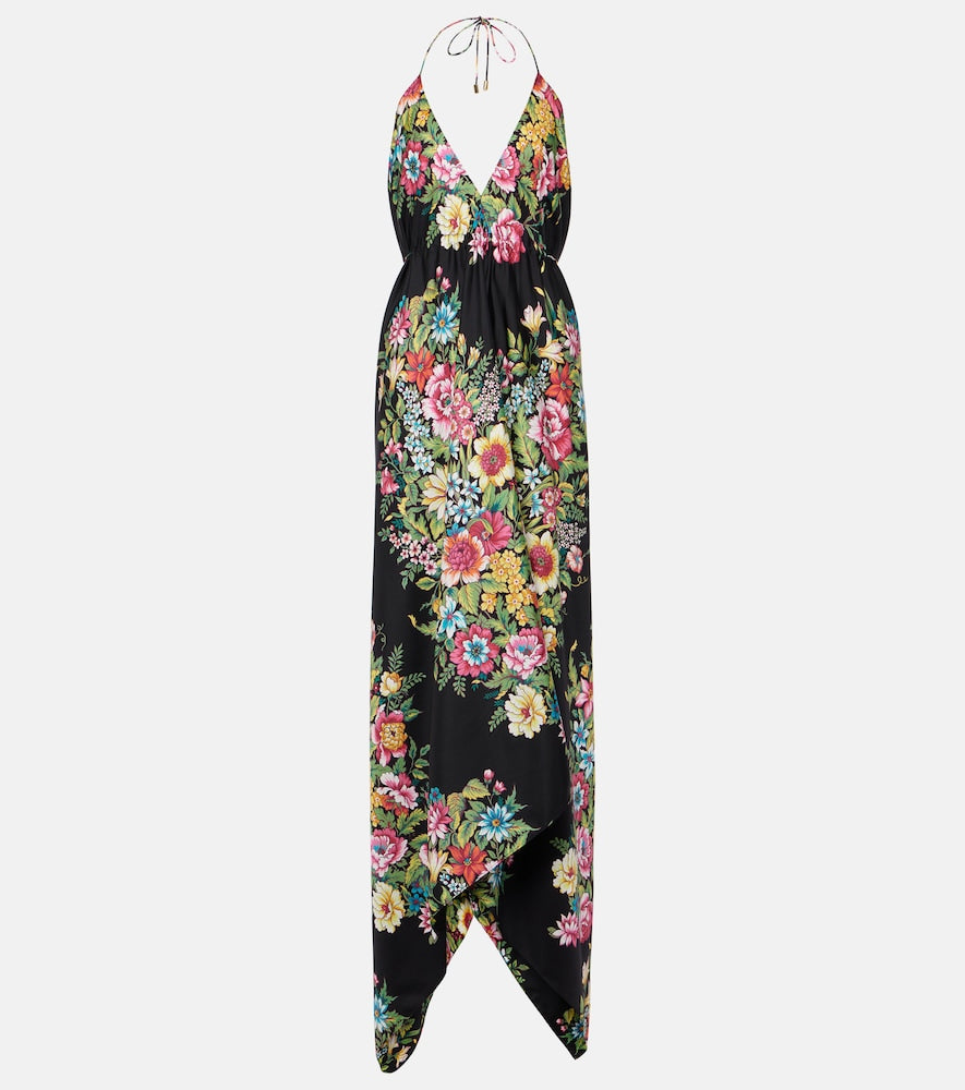 Etro Floral silk midi dress. Etro Floral 真丝中长连衣裙