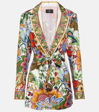 Etro Floral silk wrap jacket