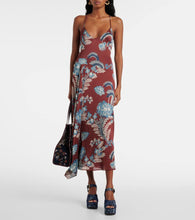 Etro Jacquard denim platform sandals